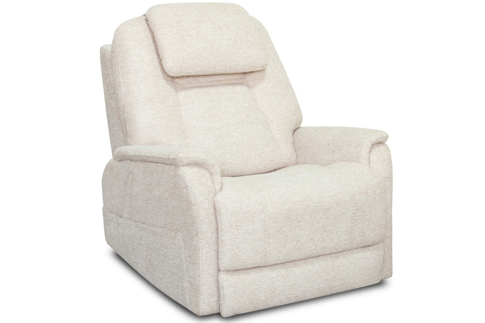 Zecliner Model 3+ Petite Power Sleep Chair with Power Headrest, Lumbar, Heat & Massage - Fabric 358-11